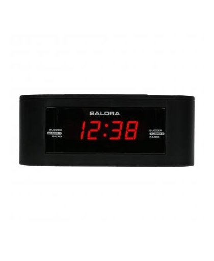 Salora CR606USB Digital alarm clock Zwart wekker