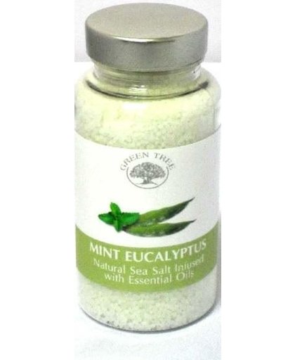 Green Tree Aromabrander zeezout eucalyptus mint 180 gram