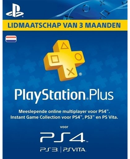 PlayStation Plus Card 90 Dagen NL