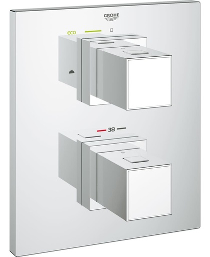GROHE Grohtherm Cube thermostatische mengkraan met omstelling