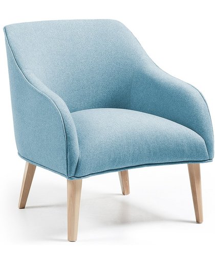 Kave Home Lobby - Fauteuil - Stof - Blauw