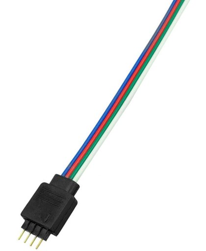 LED Strip RGB Klik Connector Male, 4-Aderig, Soldeervrij