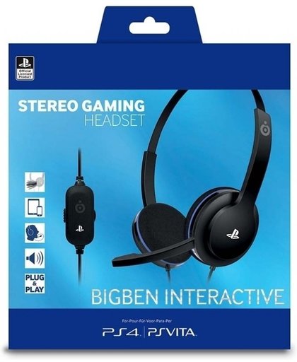 Bigben Interactive Official licensed PS4 gaming headset met stereogeluid hoofdtelefoon