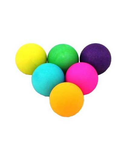 Tafeltennisballen gekleurd