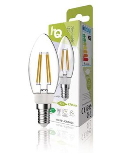 LED Retro Filament Lamp E14 Dimmable Candle 3.6 W 470 lm 2700 K