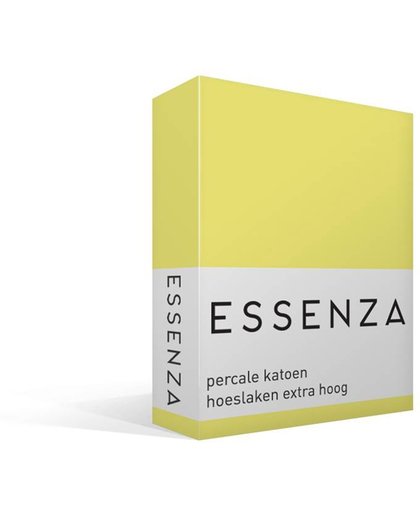 Essenza - Hoeslaken - Percale katoen - 90x220  - Canary Yellow