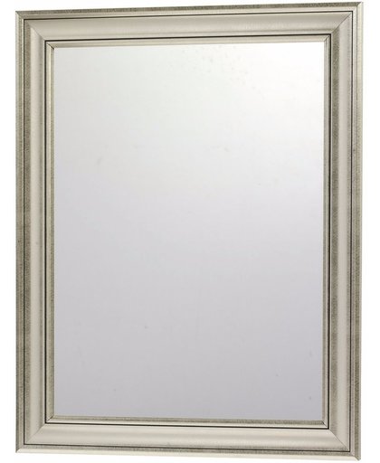 Wandspiegel met zilveren sierlijst - 30 x 40 cm