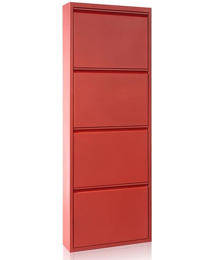 Kave Home - Schoencontainer - rood - 4 lades