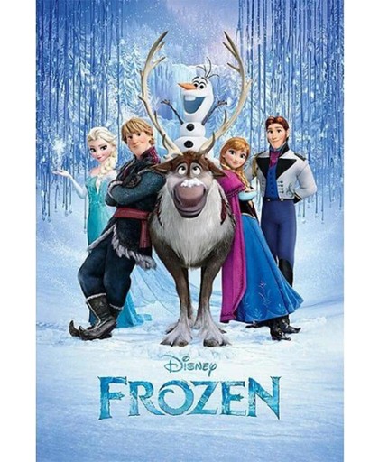 Poster Frozen  cast 61 x 91,5 cm