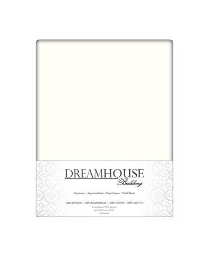 Dreamhouse Hoeslaken Katoen Créme -140 x 200 cm