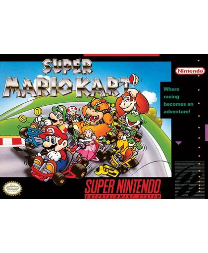 Super Nintendo Canvas - Super Mario Kart (30x40cm)