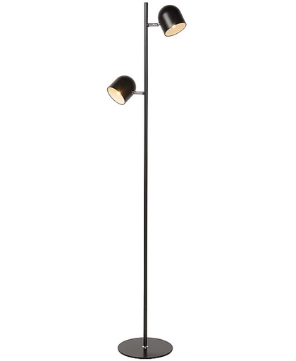 Lucide SKANSKA - Vloerlamp - LED Dimb. - 2x5W 2700K - Zwart