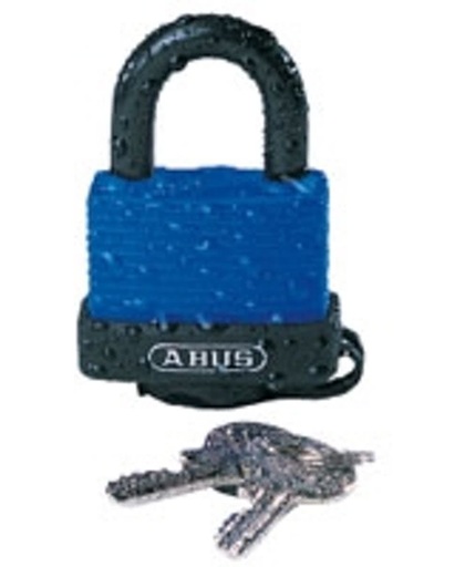 ABUS hangslot Aqua Safe, anders sluitend, Messing, 53x28x73 mm, Ø 8 mm