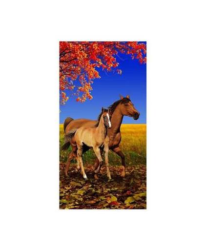 Paarden strandlaken - 75x150 cm