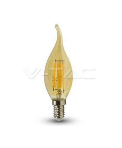 LED filament tipkaars E14 extra warm wit 4 Watt