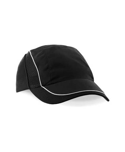 Beechfield coolmax® flow mesh cap zwart