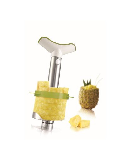 Tomorrow's Kitchen ananassnijder - RVS - groen