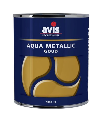 Avis Aqua Metallic Goud 125 Ml