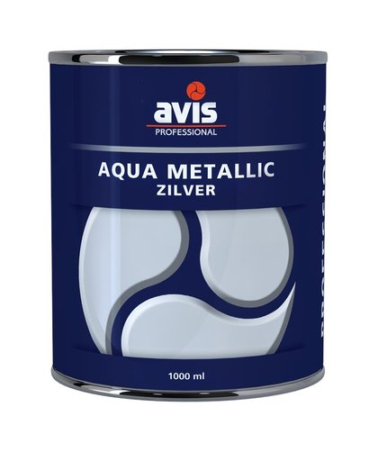 Avis Aqua Metallic Zilver 125 Ml