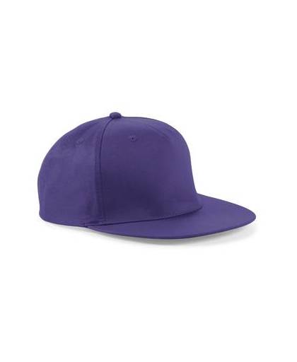 Beechfield snapback rapper cap purple