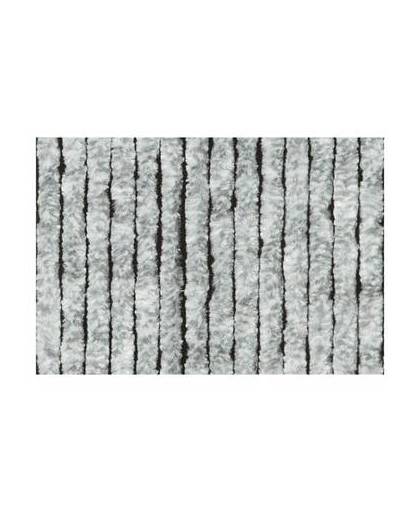 Kattenstaartgordijn 100x240 grijs/wit kattenstaartdeurgordijnen