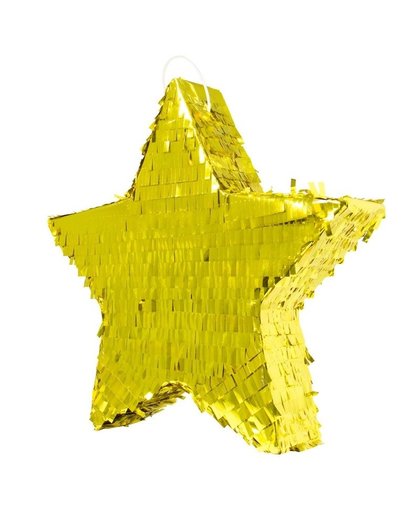 Pinata glimmende gouden ster Goudkleurig