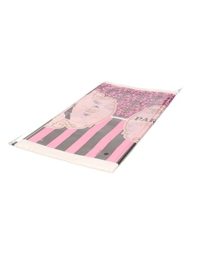 Frankrijk Parijs thema tafelkleed roze 259 cm Multi