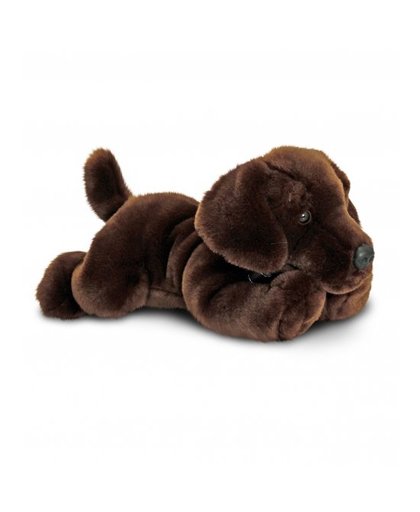 Keel Toys pluche labrador hond knuffel bruin 30 cm Bruin