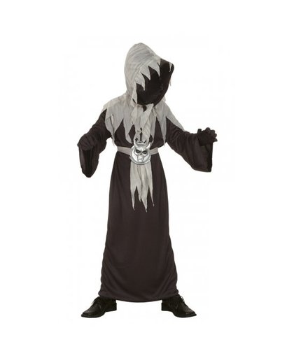 Horror monnik kostuum voor kinderen 7-9 jaar Zwart