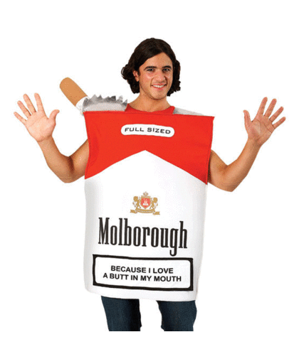 Pakje sigaretten kostuum Molborough One size Multi