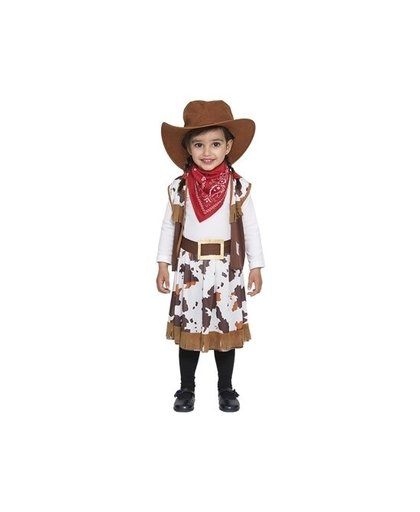 Bruin cowboy kostuum voor peuters 88 (1-2 jaar) Multi