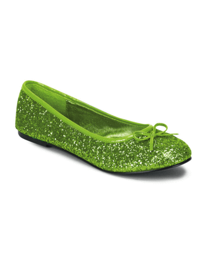 Lime groene ballerina schoenen met glitters 38 Lime