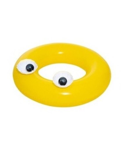 Opblaasbare zwemband geel 91 cm Geel