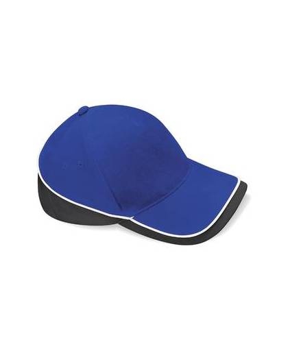 Beechfield competition cap bright royal/black/white