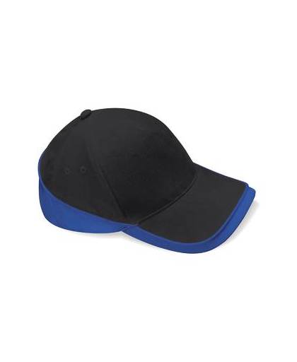 Beechfield competition cap black/bright royal