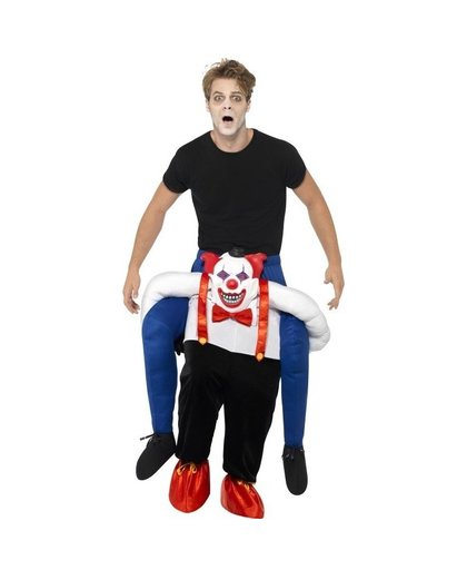 Instapkostuum enge horror clown voor volwassenen One size Multi