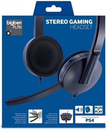 Bigben Interactive PS4 gaming headset met stereogeluid hoofdtelefoon