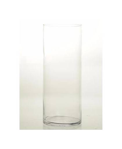 Conische vaas glas 50 cm