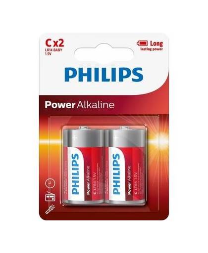 Philips lr14 c batterijen 2 stuks
