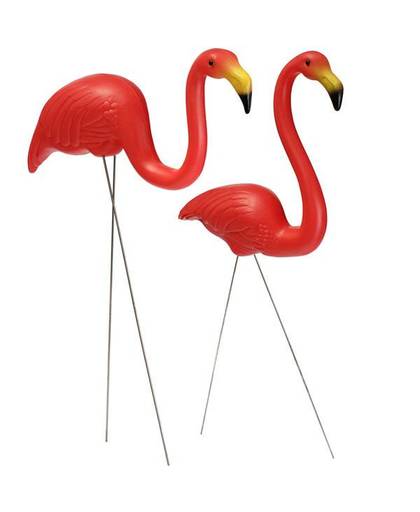 Flamingo Decoratie 2 Stuks
