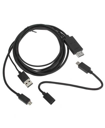 Micro USB Naar HDMI Adapterkabel Voor Mobiele Telefoons