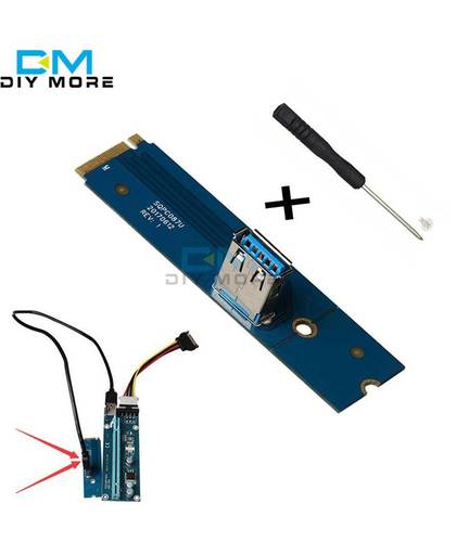 M2 NGFF PCI-e X16 Slot voor Data Mining Transfer Card Riser VGA Extension adapter