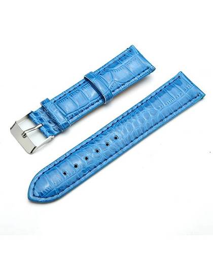 Blauw Horlogebandje Van Leer