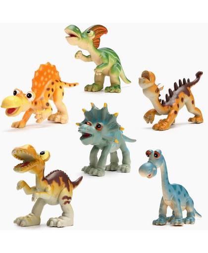 Plastic Dinosaurussen Speelset voor Kinderen 6 Stuks