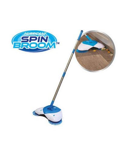 Hurricane spin broom veger
