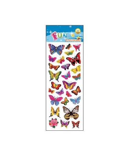 Stickervel vlinders