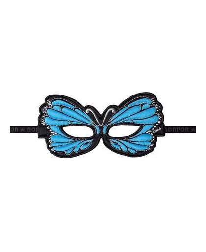 Vlinder oogmasker blauw