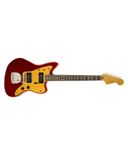 Fender Squier Deluxe Jazzmaster W. Tremolo Electric Gutiar (Candy Apple Red)