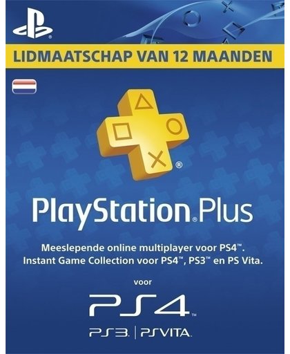PlayStation Plus Card 365 Dagen NL
