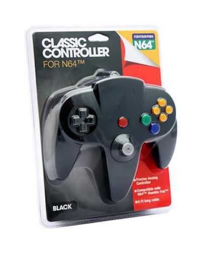 Classic N64 Controller (Black)